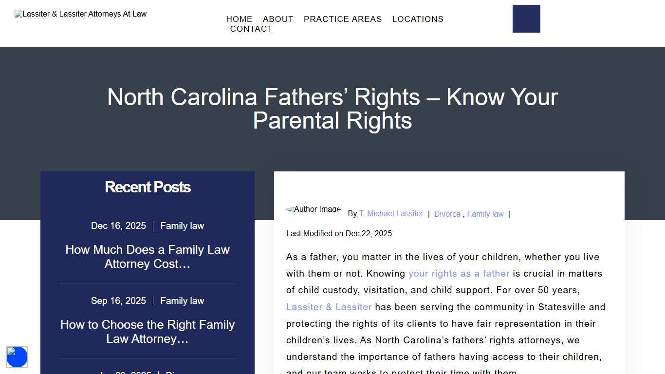 North Carolina Fathers’ Rights - Know Your Parental Rights 2026